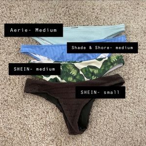 Bikini Bottoms Bundle size Medium